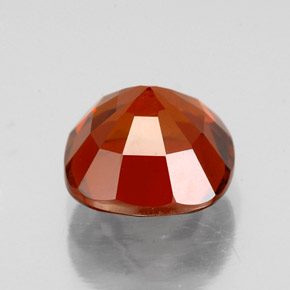Granato essonite naturale arancione da 2,79 ct, taglio a cuscino, VS