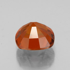 Granato essonite naturale rosso da 2,25 ct, taglio a cuscino, VS-SI