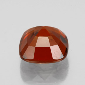 Granato hessonite Rosso scuro naturale da 2.68 ct, Taglio a cuscino, VS-SI