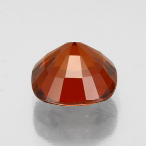 Granato essonite naturale arancione da 2,61 ct, taglio a cuscino, VS