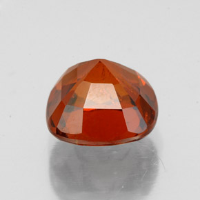 Granato essonite naturale arancione da 2,45 ct, taglio a cuscino, VS-SI