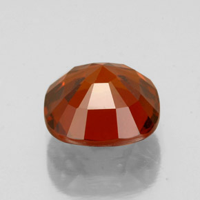 Granato essonite naturale arancione da 2,64 ct, taglio a cuscino, VS