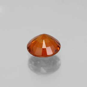 Granato essonite naturale arancione da 1,26 ct, taglio rotondo, VS-SI