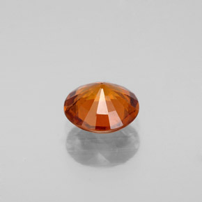 Granato essonite naturale arancione da 1,09 ct, taglio rotondo, VS