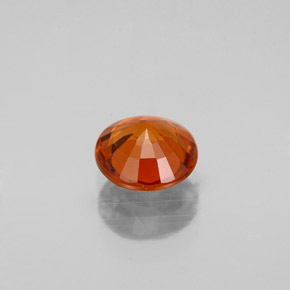 Granato essonite naturale arancione da 1,04 ct, taglio rotondo, VS
