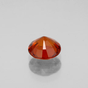 Granato essonite naturale arancione da 1,14 ct, taglio rotondo, VS-SI