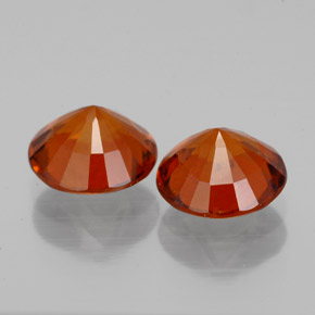 Granato essonite naturale arancione da  ct, taglio rotondo, VS-SI