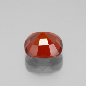 Granato essonite naturale arancione da 2,47 ct, taglio a cuscino, VS