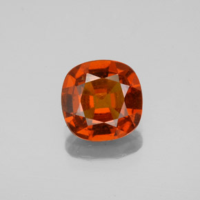 Granato essonite naturale rosso da 1,68 ct, taglio a cuscino, VS-SI