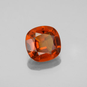 Granato essonite naturale rosso da 1,68 ct, taglio a cuscino, VS-SI