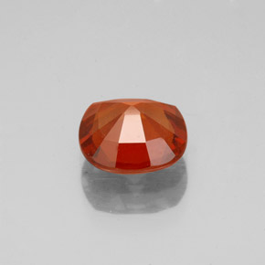 Granato essonite naturale rosso da 1,68 ct, taglio a cuscino, VS-SI