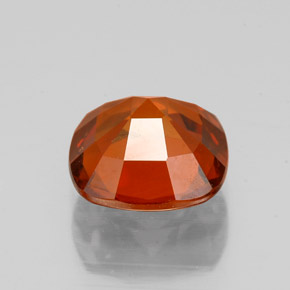 Granato essonite naturale arancione da 2,01 ct, taglio a cuscino, VS