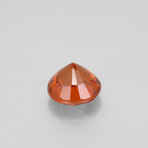 Granato essonite naturale arancione da 1,15 ct, taglio rotondo, VS
