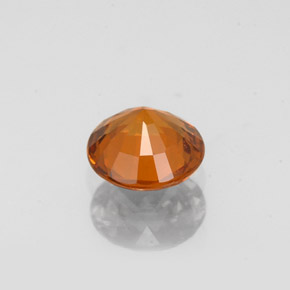 Granato essonite naturale arancione da 0,79 ct, taglio rotondo, VS