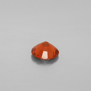 Granato essonite naturale arancione da 1,21 ct, taglio rotondo, VS