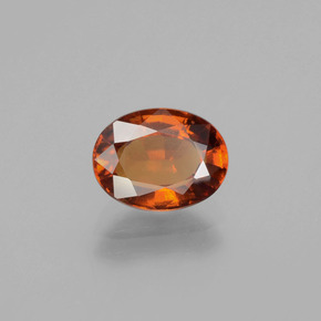Granato hessonite Arancio Medio naturale da 2.05 ct, Taglio ovale, VS