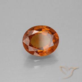 Granato hessonite Arancio medio-scuro naturale da 1.99 ct, Ovale, VS-SI
