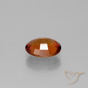 Granato hessonite Arancione scuro naturale da 1.65 ct, Ovale, VS