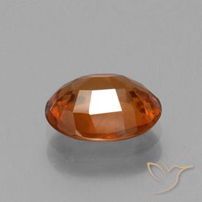 Granato hessonite Arancio Medio naturale da 1.77 ct, Ovale, VS
