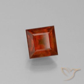 Granato hessonite Arancione scuro naturale da 2.13 ct, Quadrato, VS-SI