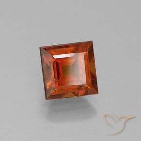 Granato hessonite Arancione scuro naturale da 2.19 ct, Quadrato, VS-SI