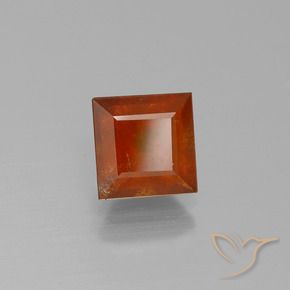 Granato hessonite Arancio caldo naturale da 2.06 ct, Quadrato, VS-SI