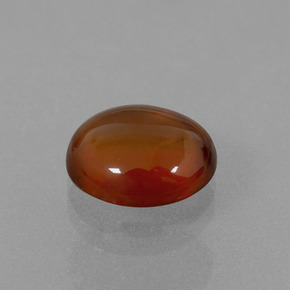 Granato essonite naturale arancione da 4,85 ct, taglio ovale, trasparente