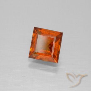 Granato hessonite Arancio medio-scuro naturale da 1.82 ct, Quadrato, SI