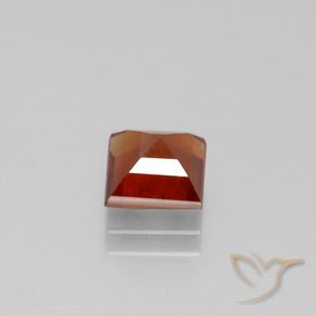 Granato hessonite Arancia Fuoco naturale da 1.97 ct, Quadrato, VS-SI