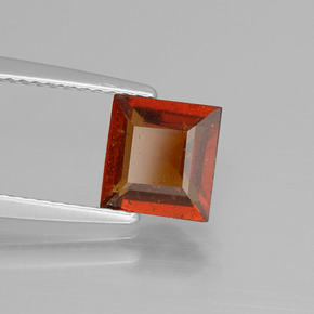 Granato hessonite Arancio cannella naturale da 1.65 ct, Quadrato, VS-SI