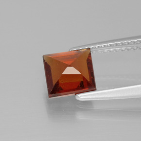 Granato hessonite Arancio cannella naturale da 1.65 ct, Quadrato, VS-SI