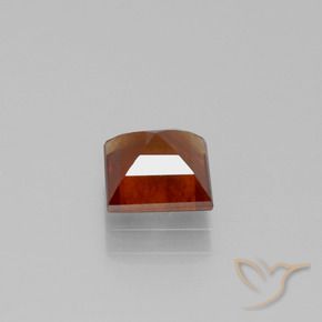 Granato hessonite Arancione scuro naturale da 1.64 ct, Quadrato, VS-SI