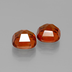 Granato essonite naturale arancione da  ct, taglio a cuscino, VS-SI
