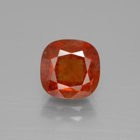 Granato hessonite Arancione Ambra naturale da 3.01 ct, Taglio a cuscino, SI
