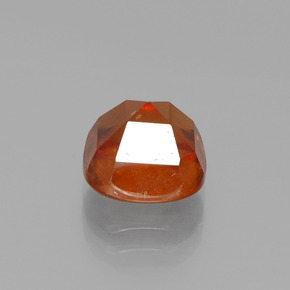 Granato essonite naturale arancione da 3,46 ct, taglio a cuscino, VS-SI