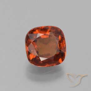 Granato hessonite Arancione scuro naturale da 2.53 ct, Cuscino, VS-SI