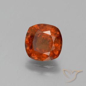 Granato hessonite Arancione rossastra naturale da 2.32 ct, Cuscino, SI