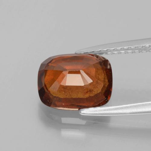 Granato hessonite Arancio Medio naturale da 2.67 ct, Cuscino, VS-SI
