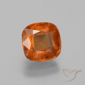 Granato hessonite Arancione scuro naturale da 2.91 ct, Cuscino, SI