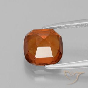 Granato hessonite Arancione scuro naturale da 2.91 ct, Cuscino, SI