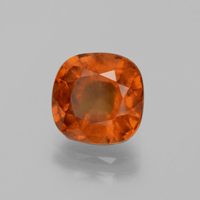 Granato hessonite Arancione Ambra naturale da 2.89 ct, Taglio a cuscino, VS-SI