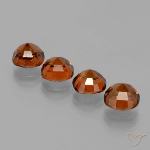 Gemme di Granato hessonite Arancio Medio naturale da 7.49 ct, Cuscino, VS-SI