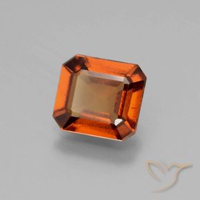 Granato hessonite Arancione Ambra naturale da 2.11 ct, Ottagonale / Taglio smeraldo, VS