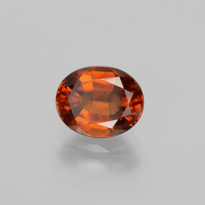 Granato essonite naturale arancione da 1,98 ct, taglio ovale, VS