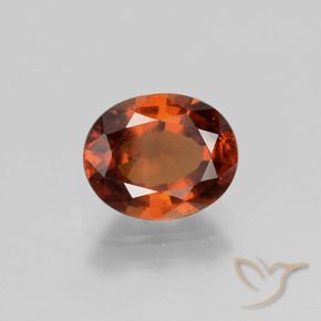 Granato hessonite Arancio Medio naturale da 1.95 ct, Ovale, VS