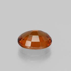 Granato essonite naturale arancione da 2,17 ct, taglio ovale, VS