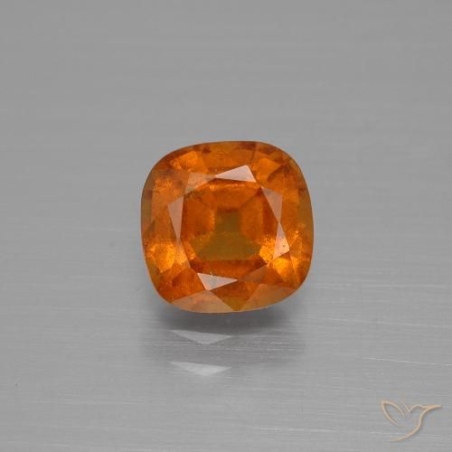 1.89ct Naturale Arancio Medio Granato hessonite, Cuscino, VS-SI