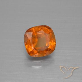Granato hessonite Arancio Medio naturale da 1.89 ct, Cuscino, VS-SI