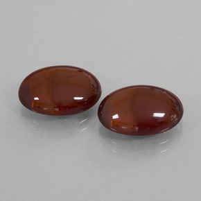 Granato essonite naturale marrone da 15,87 ct, taglio ovale, traslucido