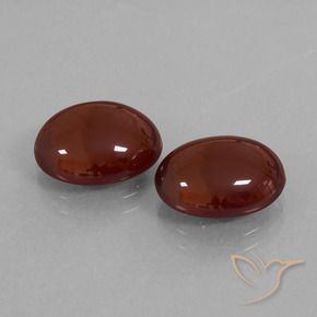 Gemme di Granato hessonite marrone pecan naturale da 12.30 ct, Ovale, Traslucido